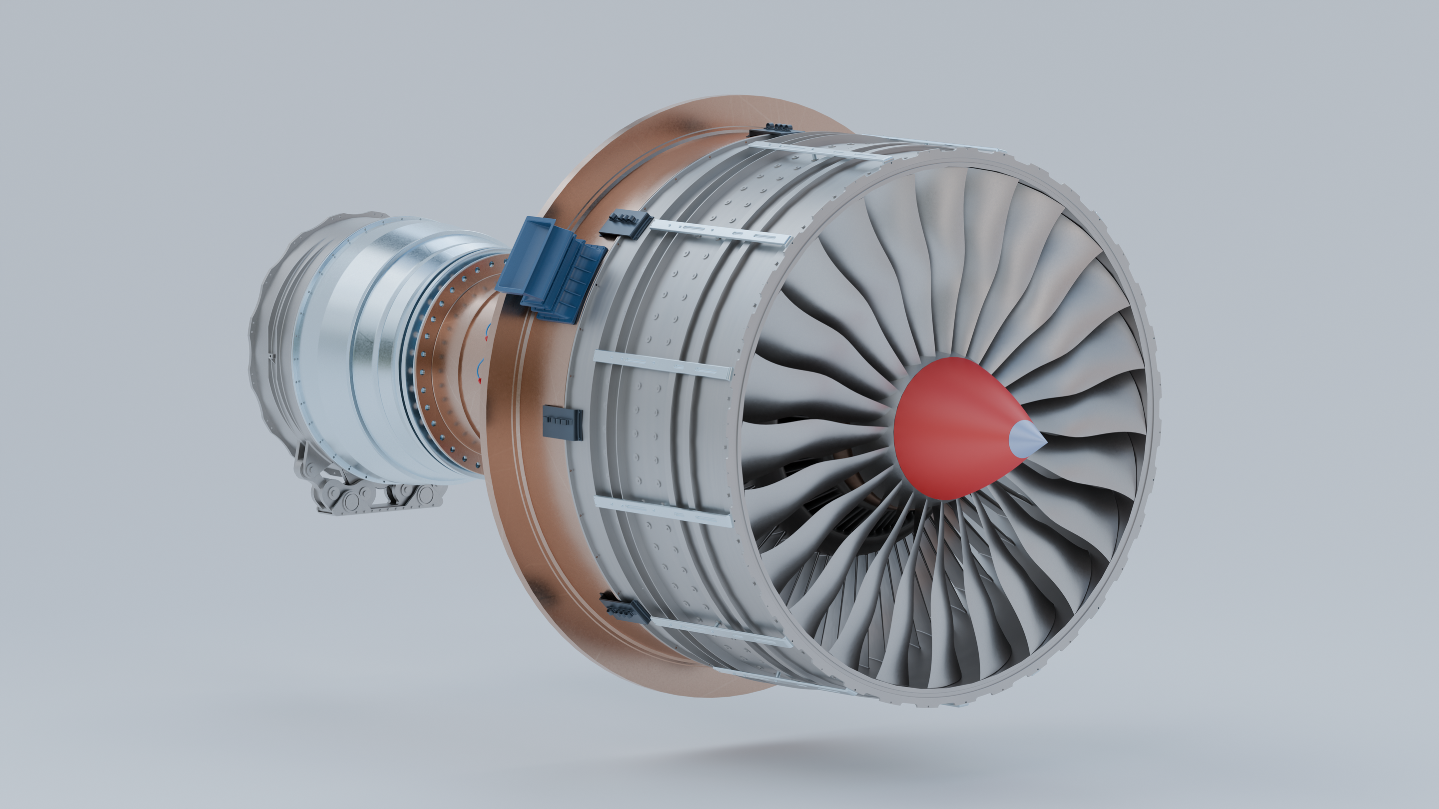 Aerospace turbine component analyzed with Metafold's geometric intelligence platform