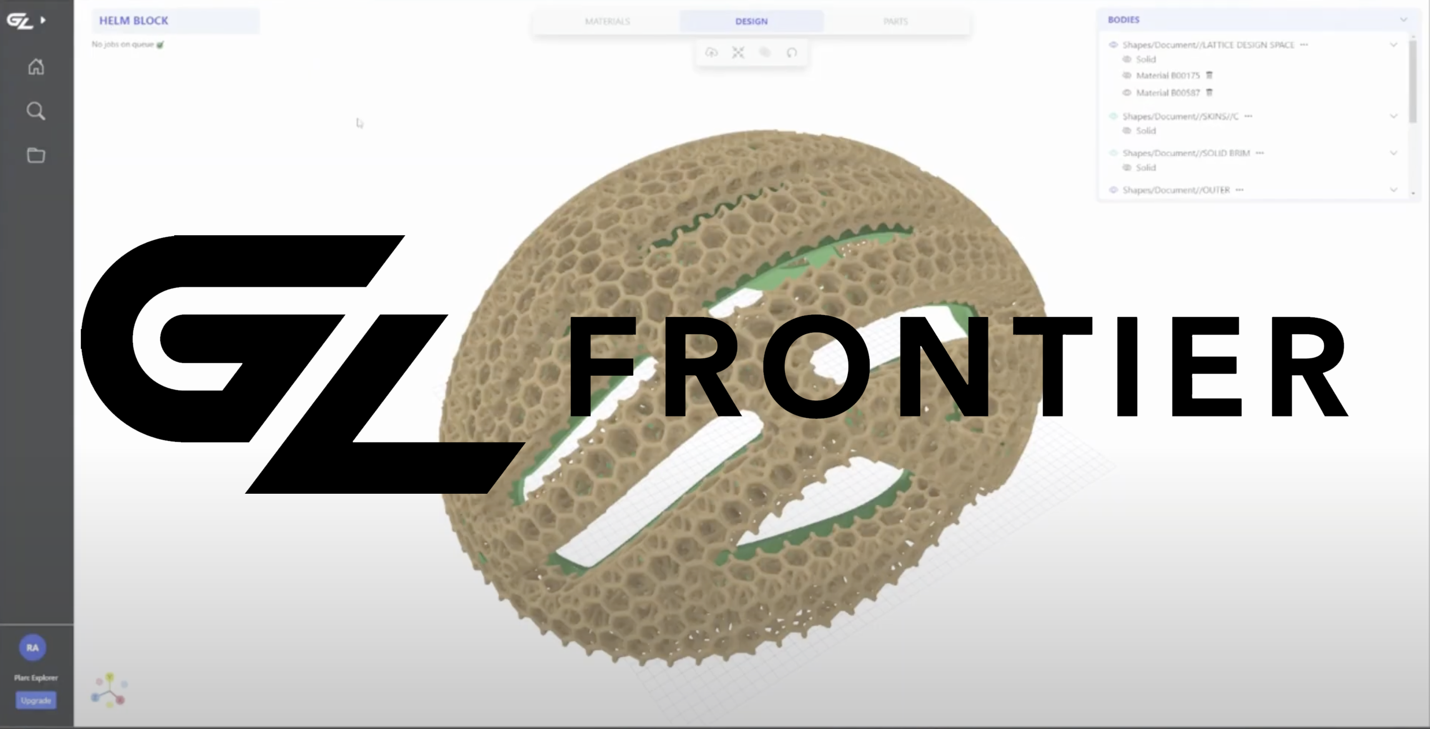 General Lattice Frontier Platform case study showing geometric processing capabilities