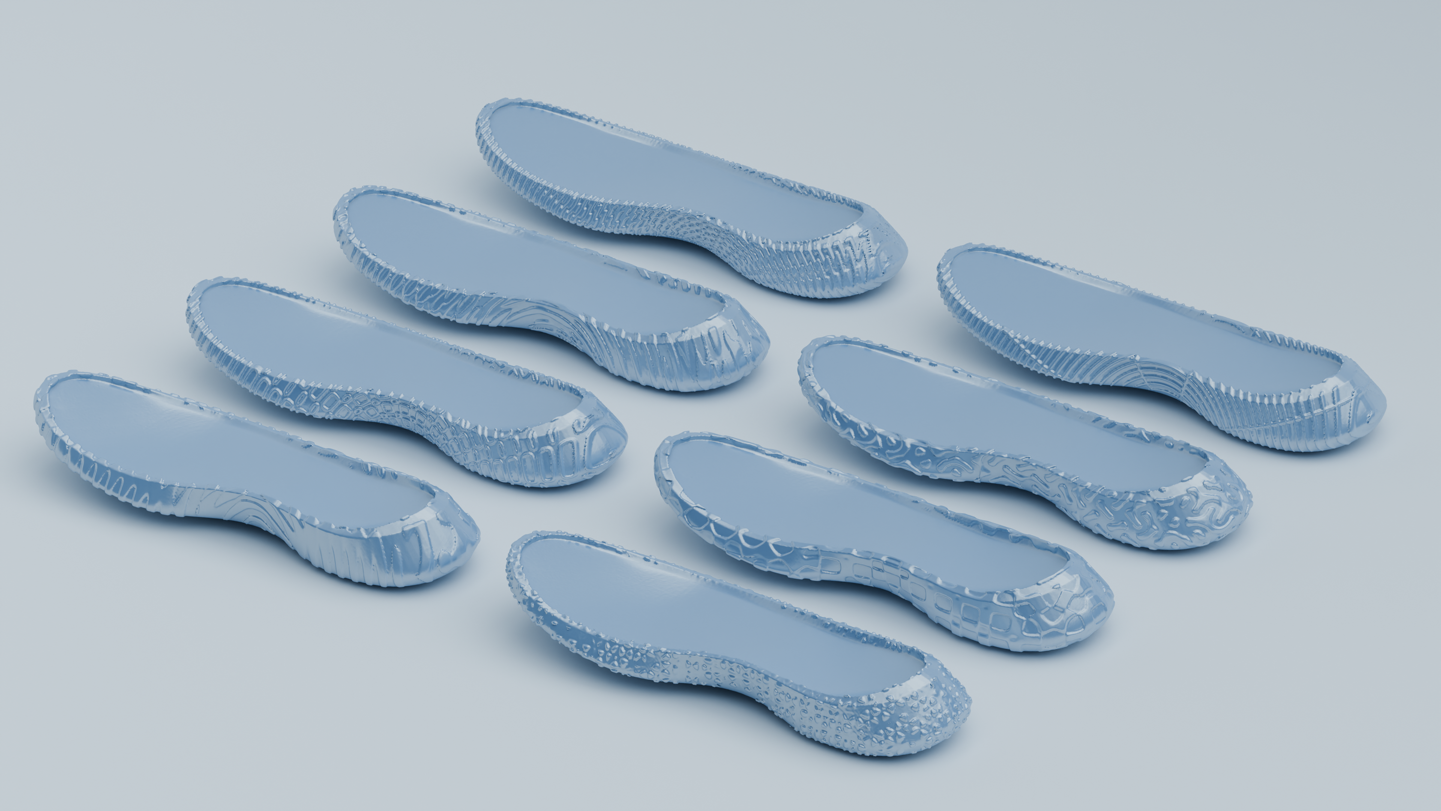 Geometric feature engineering visualization showing ML-ready features extracted from 3D geometry