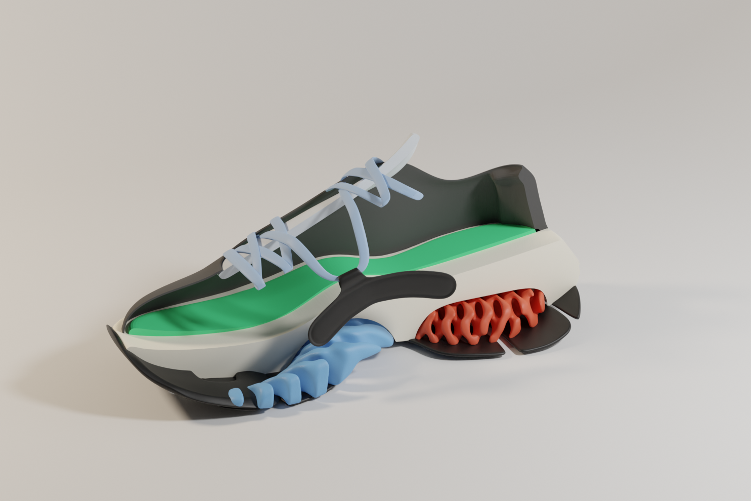 Geometric feature engineering visualization showing ML-ready features extracted from 3D geometry